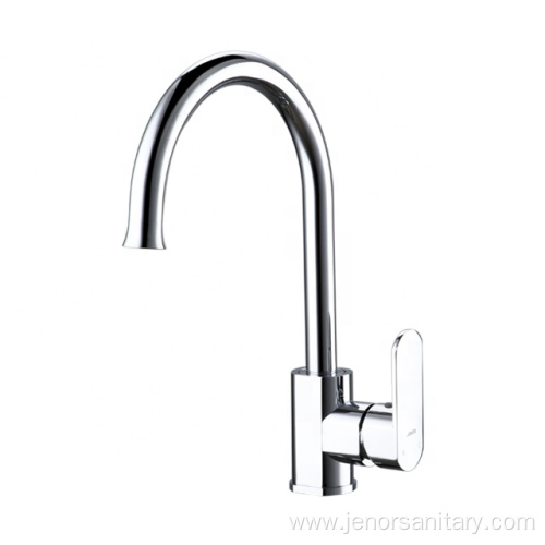 Hot Supporting Chrome In Brass Mixer Kitchen Faucet